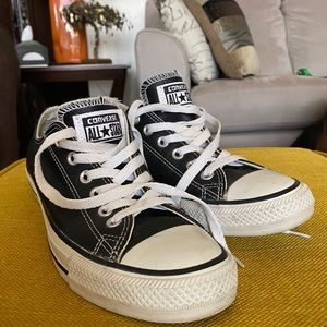Converse, all star black leather
